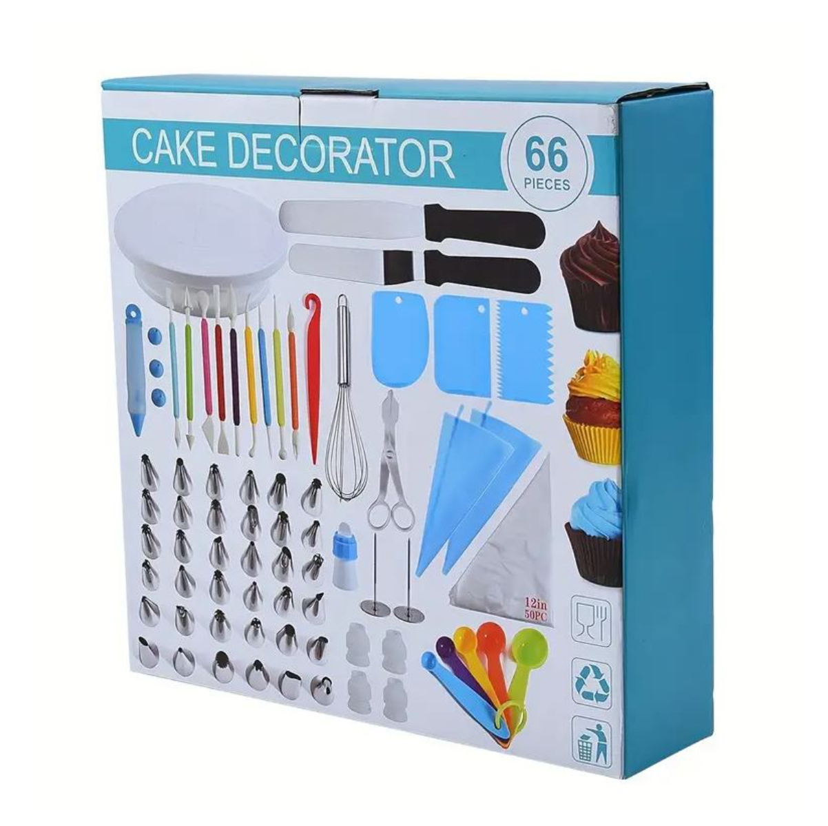 Miniatura 6 de Kit Reposteria Para Decorar Pastel 66pcs